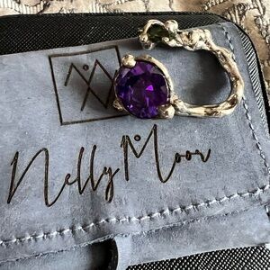 Exclusive “Freak Collection” Ring – 925 Sterling Silver Amethyst & Tourmaline